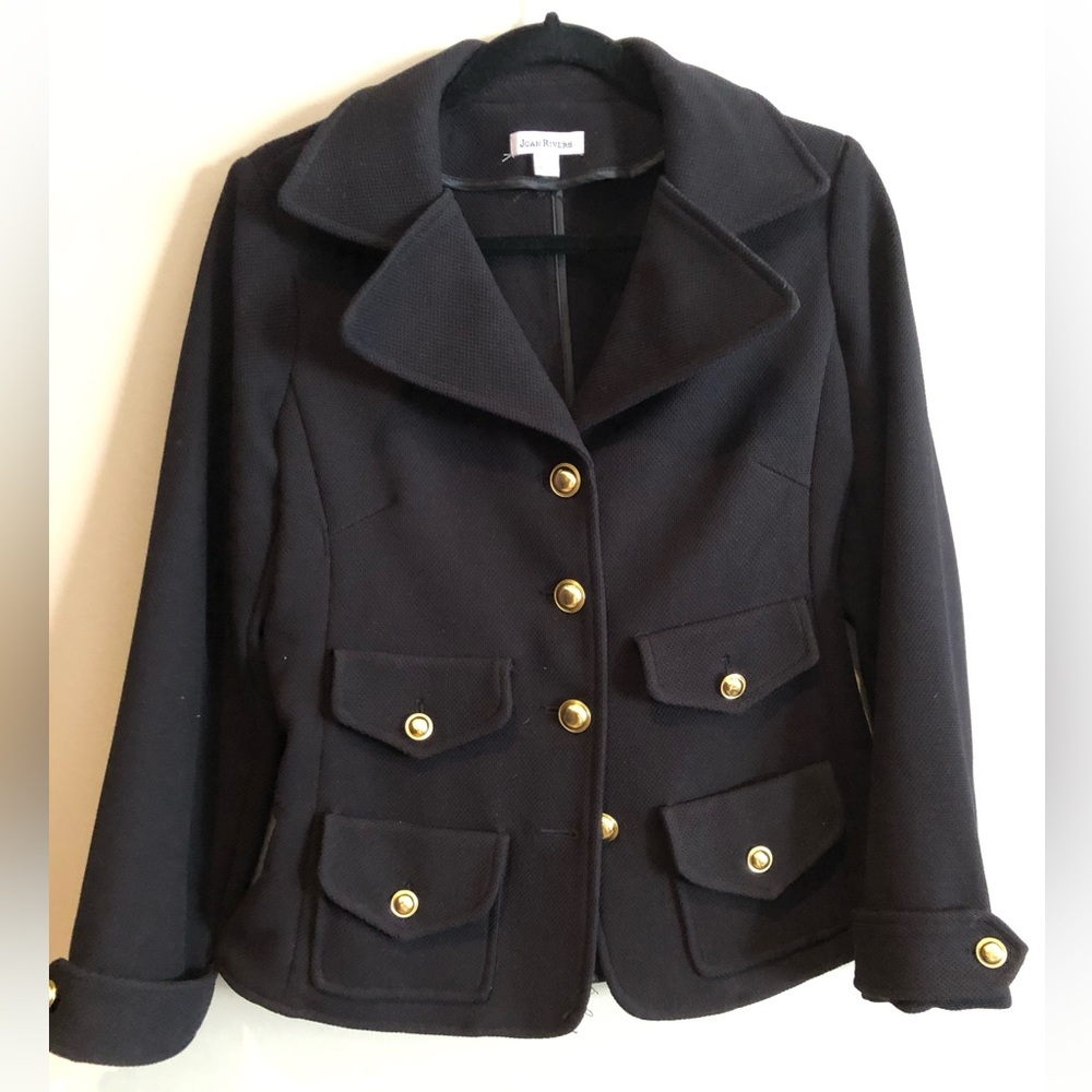 Joan River jacket with a “Coco” inspired look
